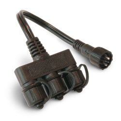 Ludeco Low Voltage Lighting UK DIY 3 way divider splitter Plug and Play