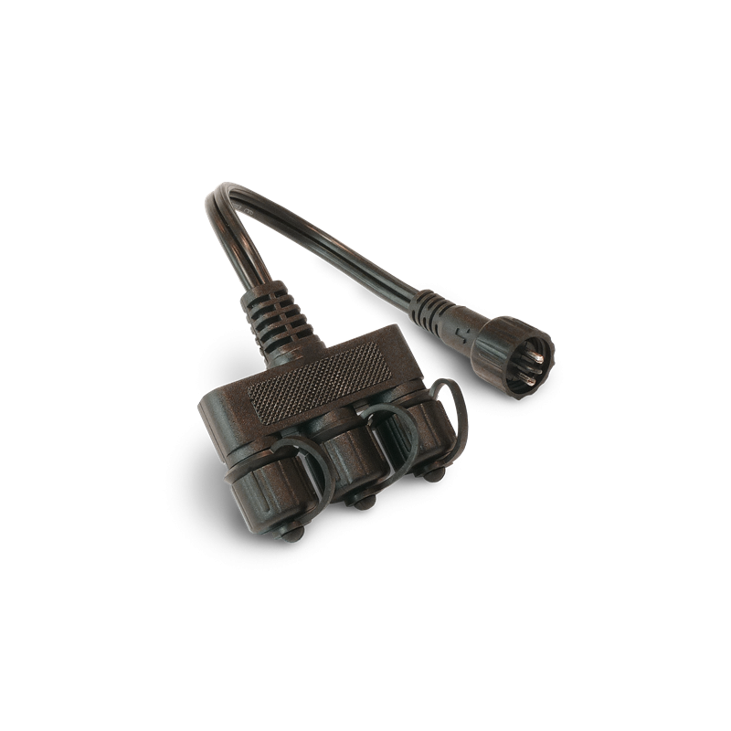 Ludeco Low Voltage Lighting UK DIY 3 way divider splitter Plug and Play