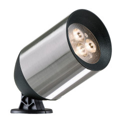 Ludeco Low Voltage Lighting UK DIY Fenor 1.5w LED Spotlight Steel