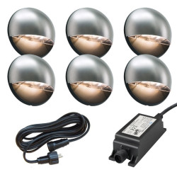 Ludeco Low Voltage 12v DIY UK 6 Light 1w  Aron Wall Light Kit