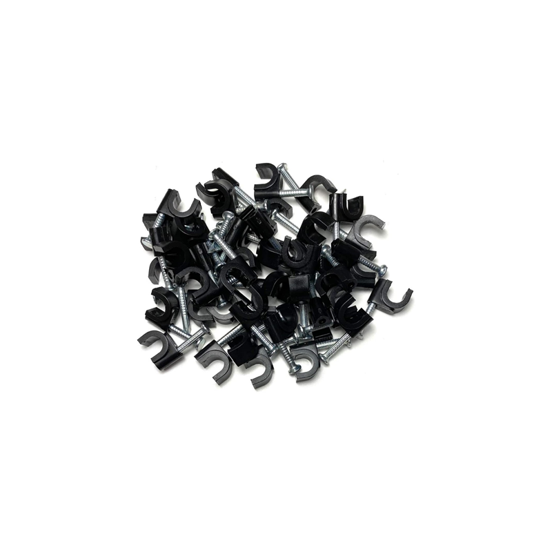 Ludeco Light UK Pack of 100 Cable Clips Black for SPT1 cable