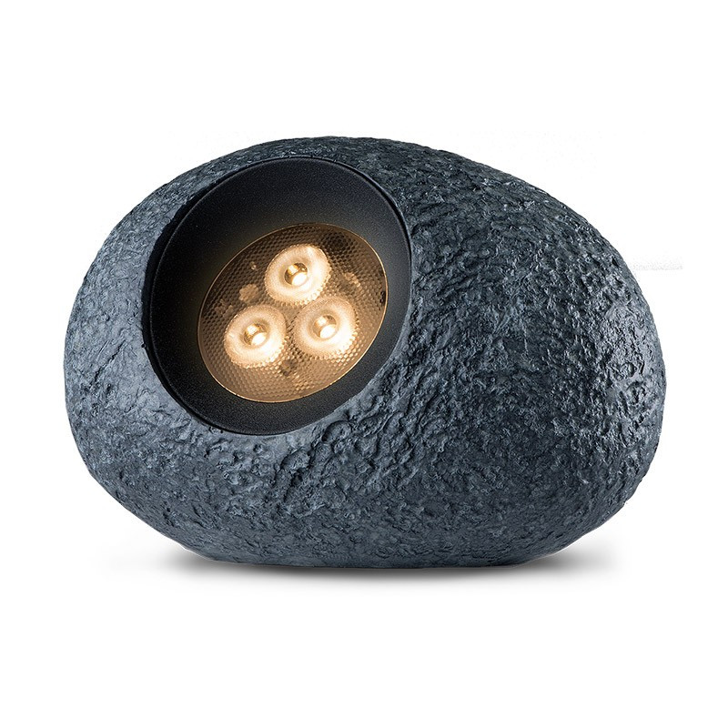 Ludeco Low Voltage Lighting UK DIY Ingor 1.5w LED Rock Light Grey 1