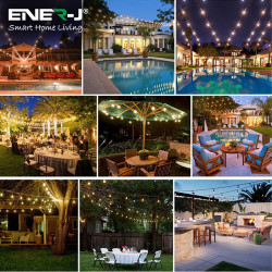 Outdoor IP65 Light  String Set Ener-J LED Filament Festoon Lighting Kit - 240 Volt 9