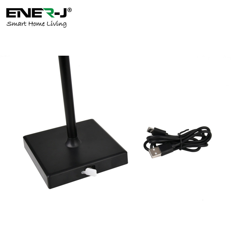 ENER-J Dimmable Table Lamp Black 3