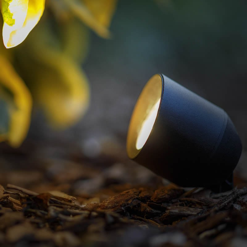 Ludeco Low Voltage Lighting UK DIY Laros 1w LED Spotlight Black