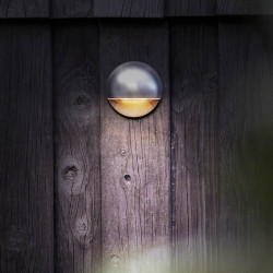 Ludeco Lighting UK DIY Low Voltage 12v Aron Eyelid Wall Light Steel