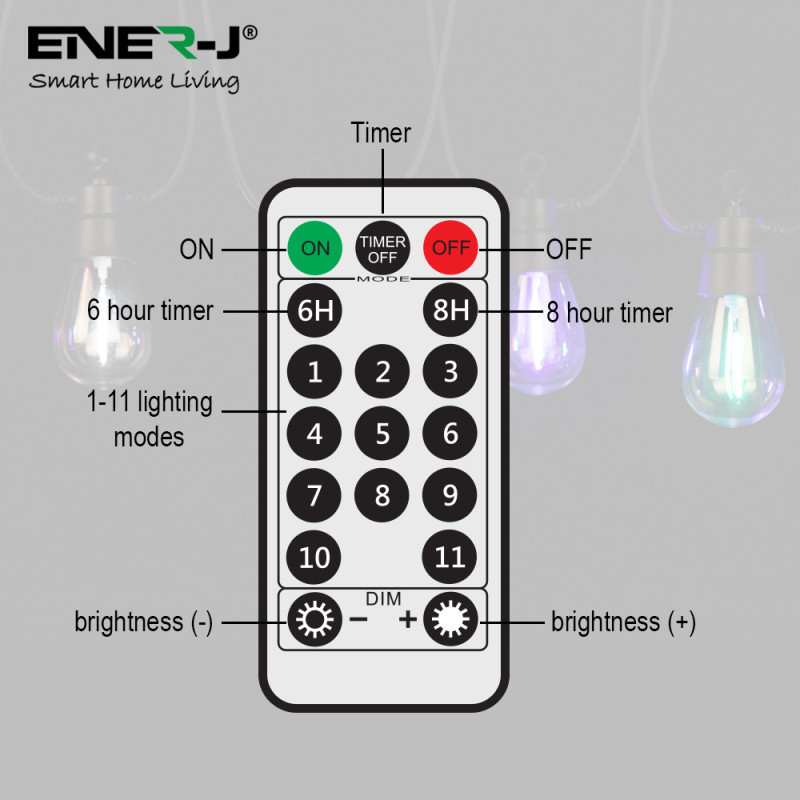 Solar LED RGB Festoon Lighting