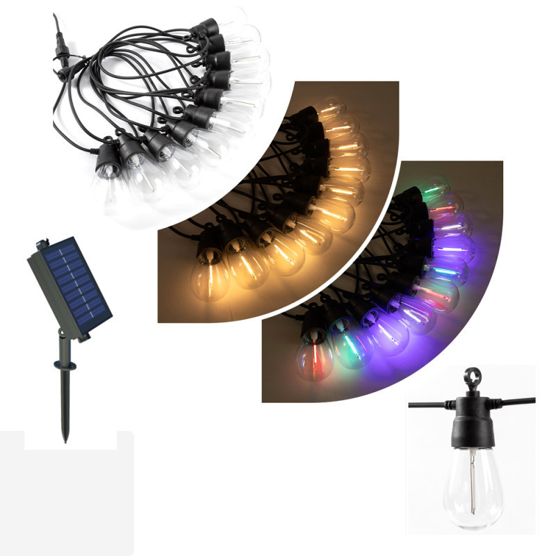 Solar LED RGB Festoon Lighting