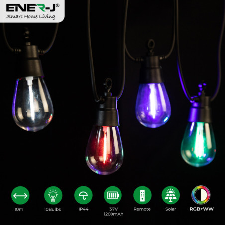 Solar LED RGB Festoon Lighting