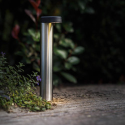 Ludeco Low Voltage Lighting UK DIY Arvid 1.5w LED Post Light Steel