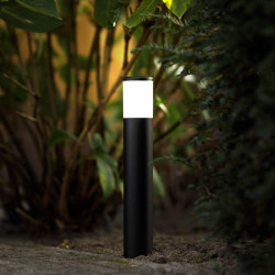 Ludeco Low Voltage Lighting UK DIY Ivan 1w LED Post Light Black