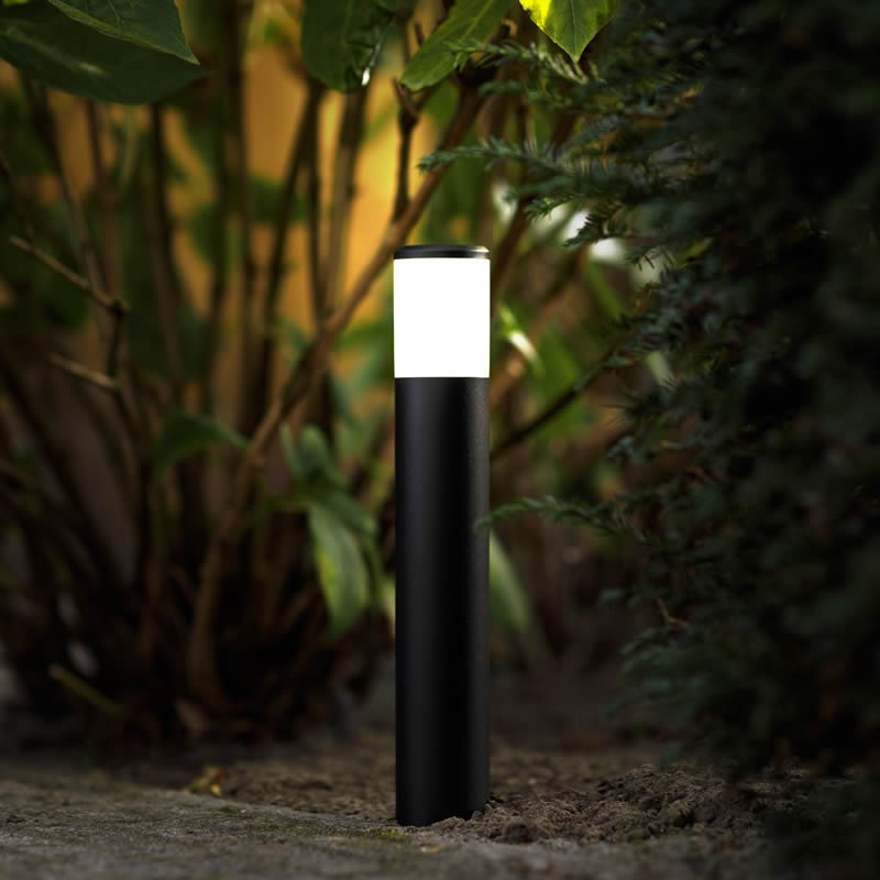 Ludeco Low Voltage Lighting UK DIY Ivan 1w LED Post Light Black